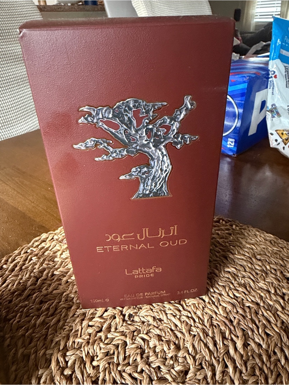 Lattafa Pride Eternal Oud Eau de Parfum for Men - Burgundy